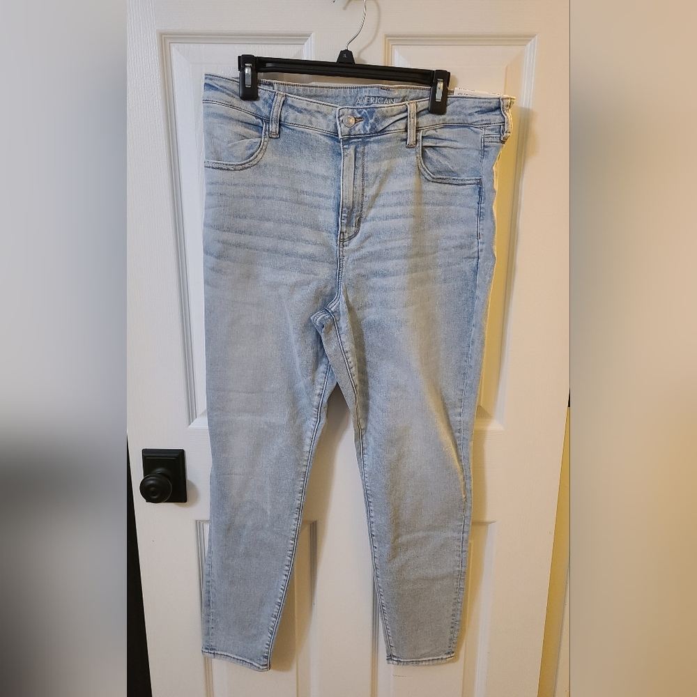 Light Blue American Eagle Women's Jeans